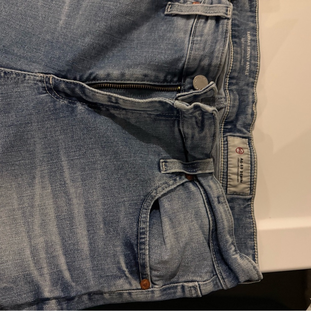 AG Adriano Goldschmied Light Blue Skinny Jeans